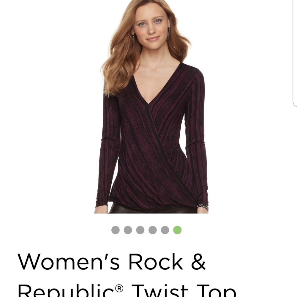 Womens Rock and republic Twist top